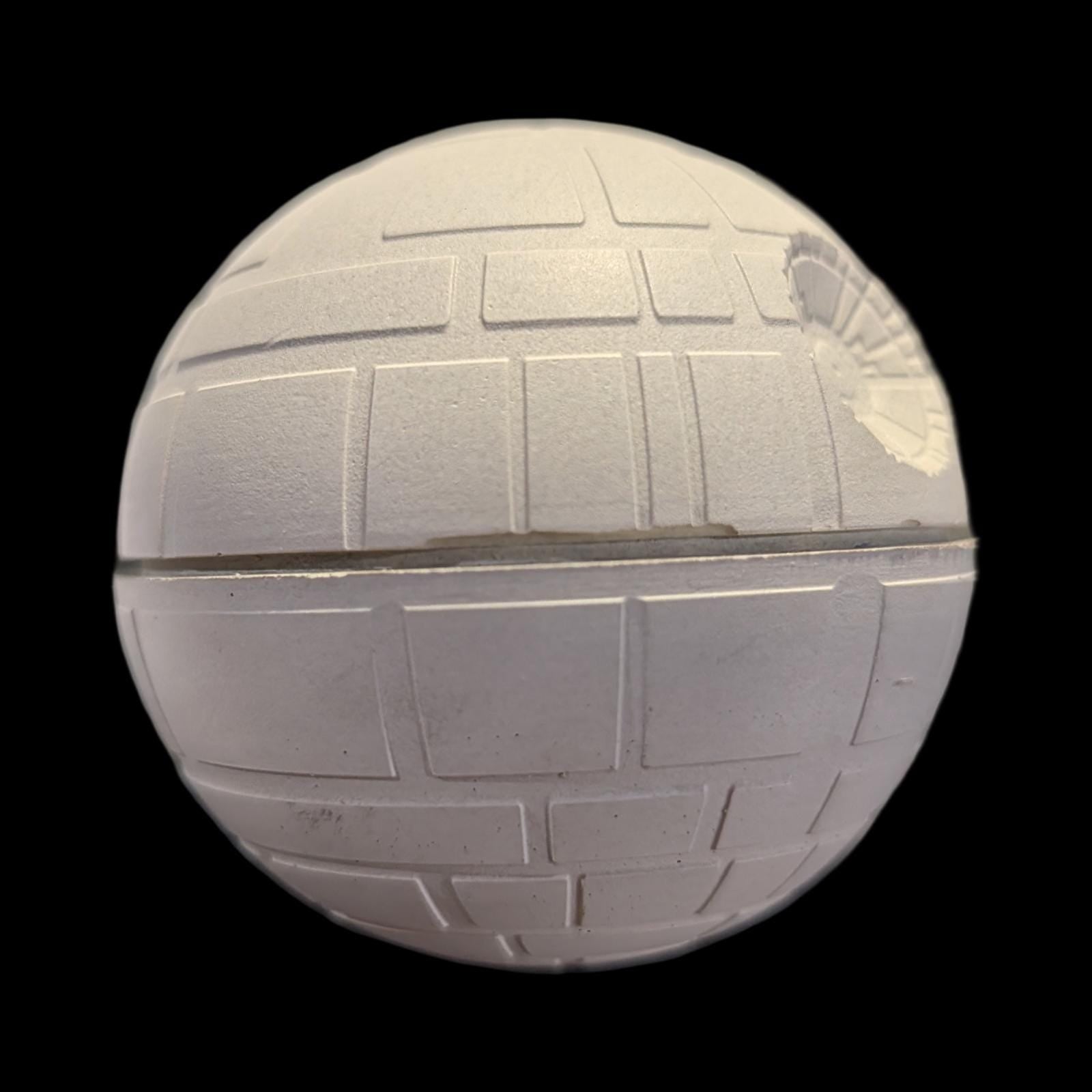 Paint Your Own Galactic Space Station Craft | Unsealed Concrete Galaxy Sphere for Kids Birthday Party Favors, Outer Space Science Fiction
