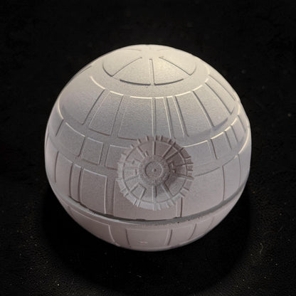 Paint Your Own Galactic Space Station Craft | Unsealed Concrete Galaxy Sphere for Kids Birthday Party Favors, Outer Space Science Fiction