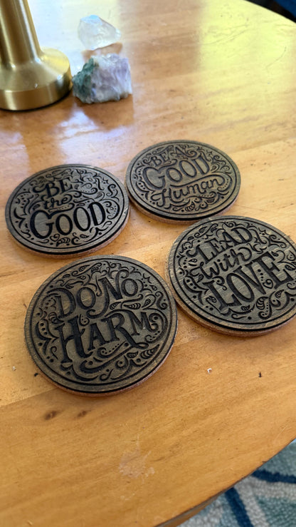 Good Human Series Coaster