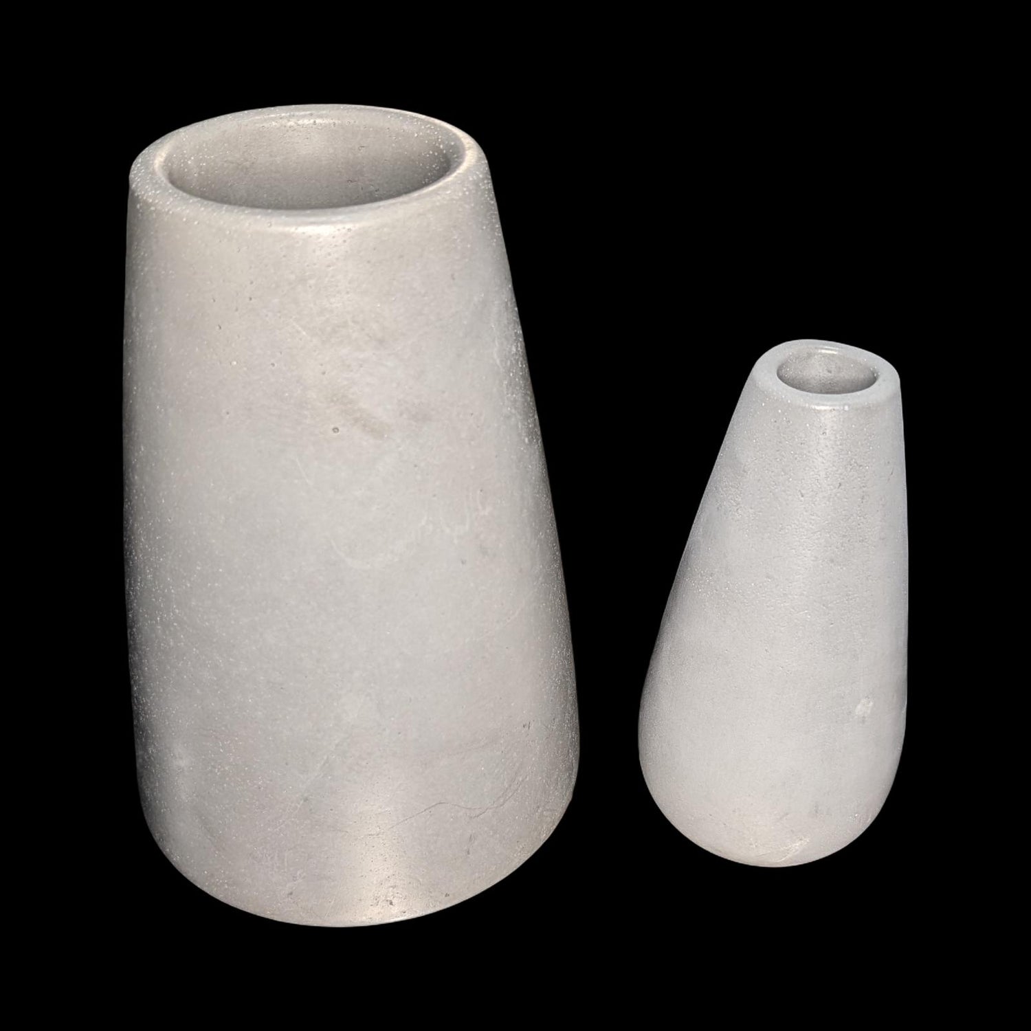 Large Concrete Vase, Minimalist Grey Flower Pot, Industrial Modern Home Decor, Brutalist Ceramic Alternative, Hand Poured Shelf Accent Vase