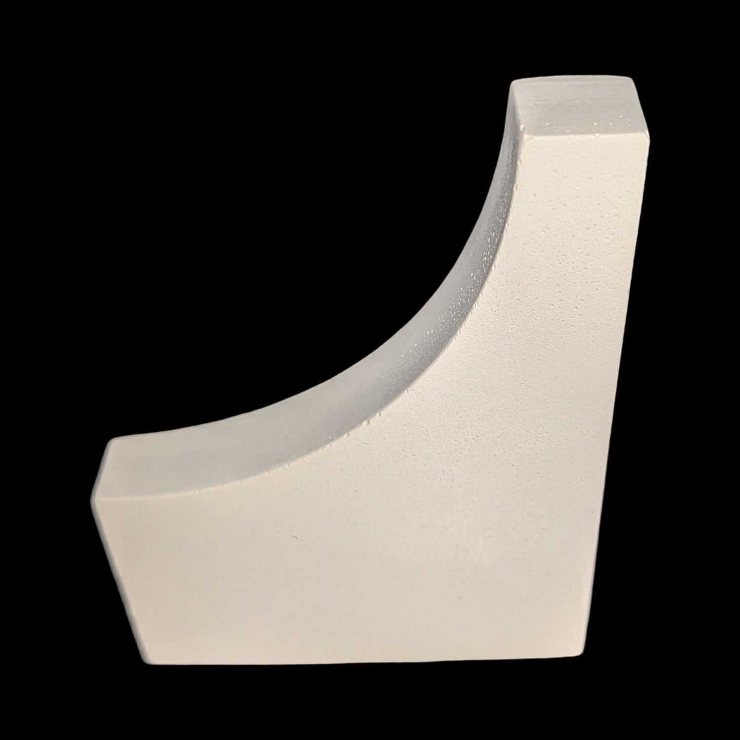 Concrete Photo Prop and Shelf Decor, Minimalist Geometric Arch Wave Statement Piece, Modern Concrete Product Photography Prop, Bookend