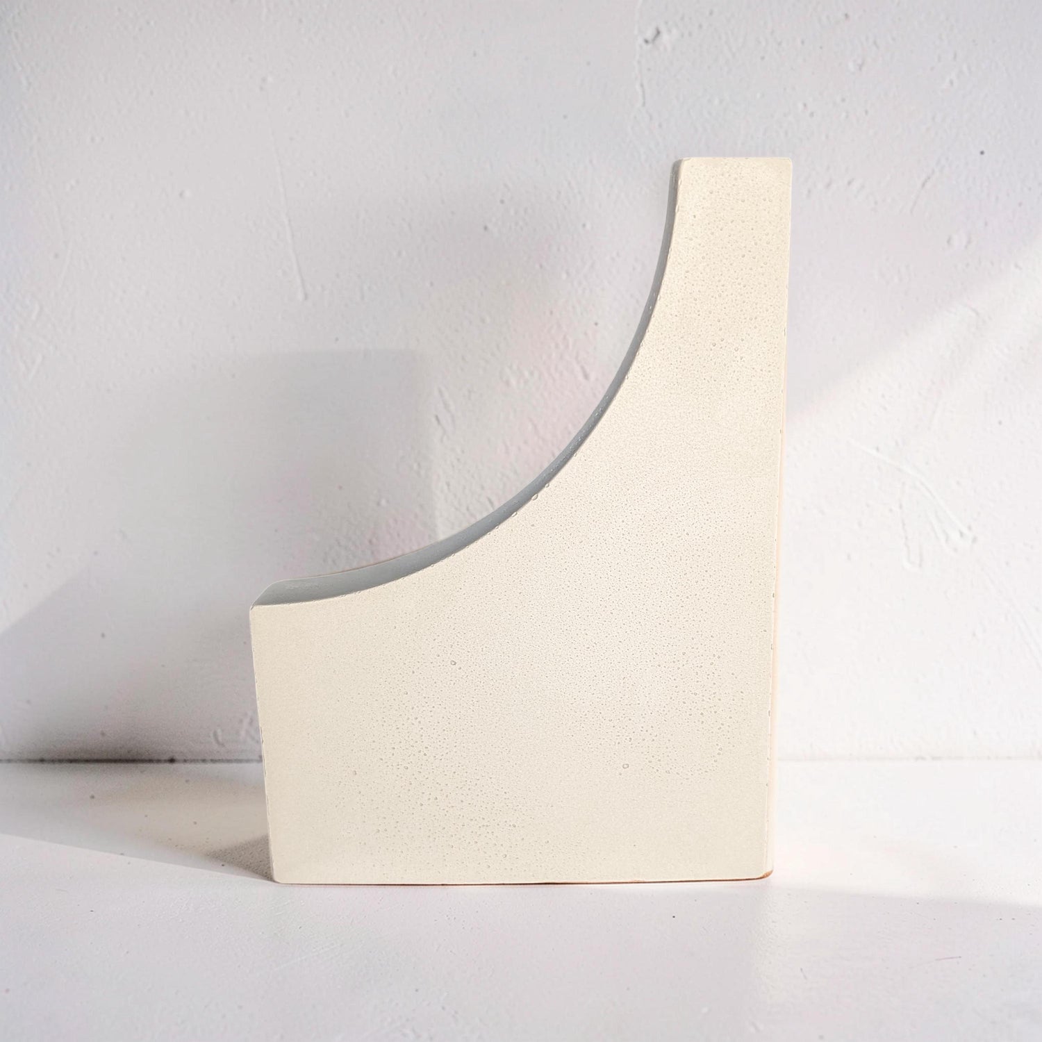 Concrete Photo Prop and Shelf Decor, Minimalist Geometric Arch Wave Statement Piece, Modern Concrete Product Photography Prop, Bookend