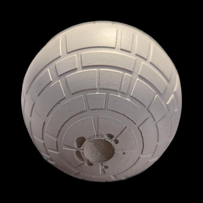 Paint Your Own Galactic Space Station Craft | Unsealed Concrete Galaxy Sphere for Kids Birthday Party Favors, Outer Space Science Fiction
