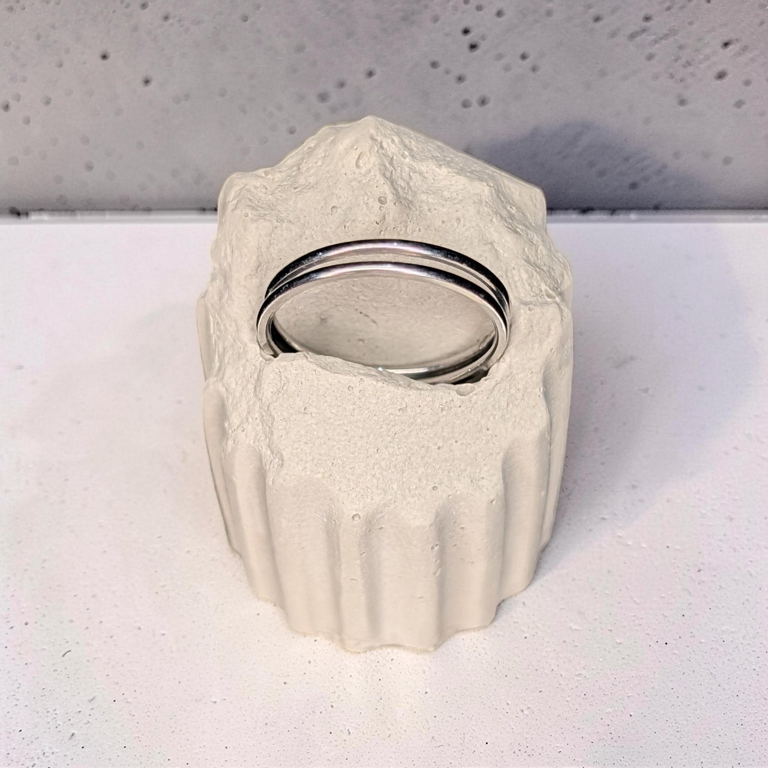 Concrete Column Ring Holder • Roman Pillar Jewelry Display • Ancient Greece Styling Flat Lay Prop for Wedding Photography