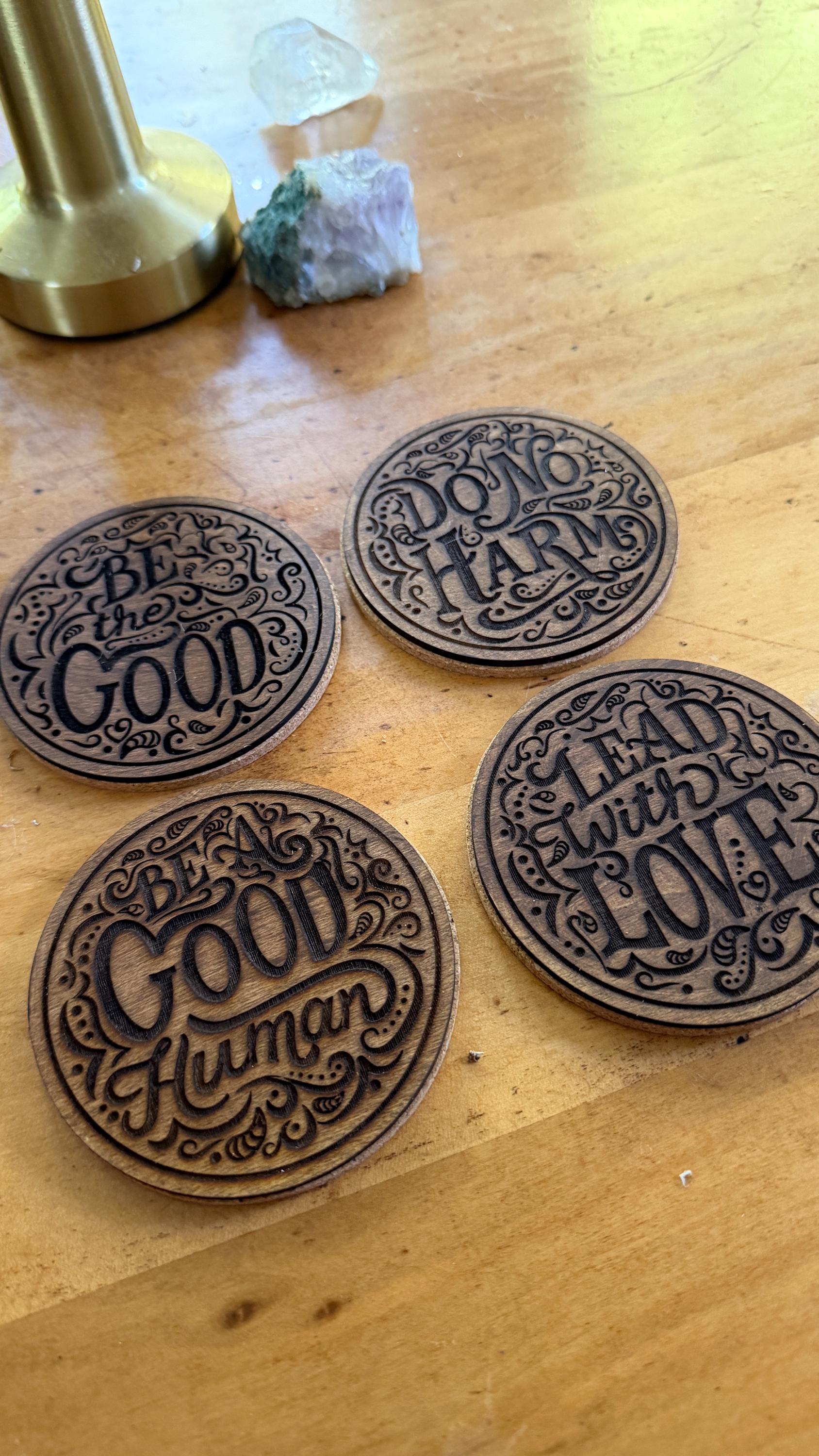 Good Human Series Coaster