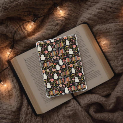 Ghost Bookshelves Kindle Insert |Meadowlark Nest | Fall Spooky Ghost Kobo Insert