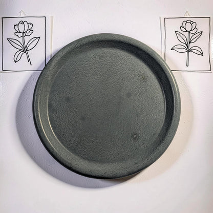 Minimalist Concrete Catchall Tray | Small Round Jewelry Dish &amp; Succulent Plant Saucer | Modern Key Tray, Ring Dish, Candle Coaster