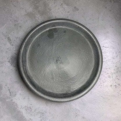 Minimalist Concrete Catchall Tray | Small Round Jewelry Dish &amp; Succulent Plant Saucer | Modern Key Tray, Ring Dish, Candle Coaster