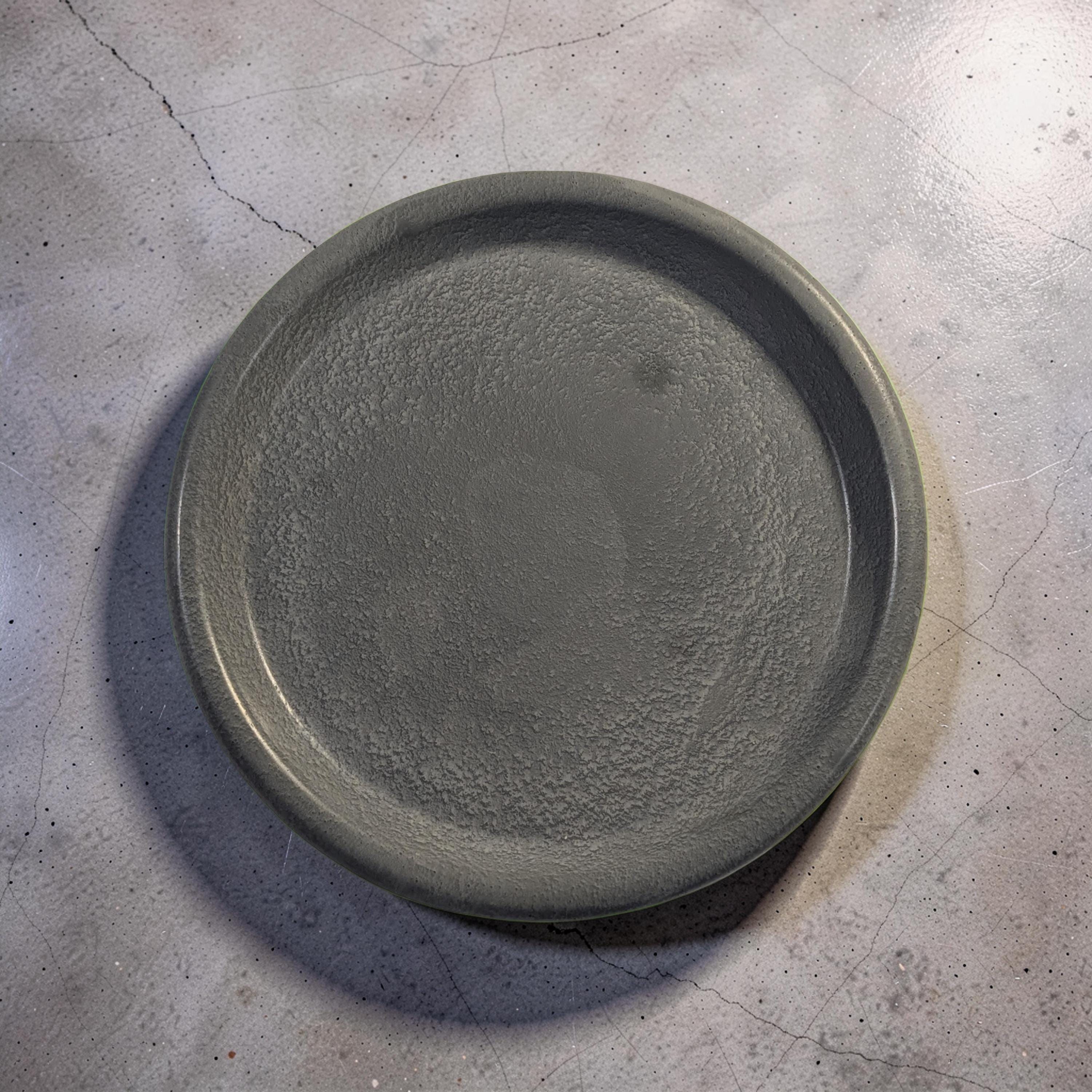 Minimalist Concrete Catchall Tray | Small Round Jewelry Dish &amp; Succulent Plant Saucer | Modern Key Tray, Ring Dish, Candle Coaster