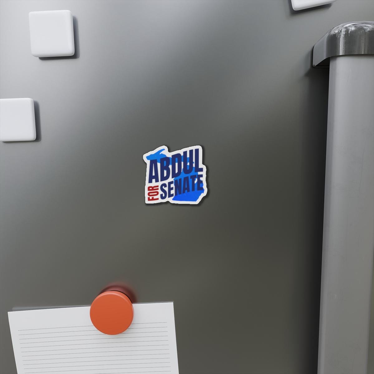 Bold Political Campaign Sticker &amp; Magnet — &amp;quot;Abdul for Senate&amp;quot; Design