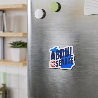 Bold Political Campaign Sticker &amp; Magnet — &amp;quot;Abdul for Senate&amp;quot; Design