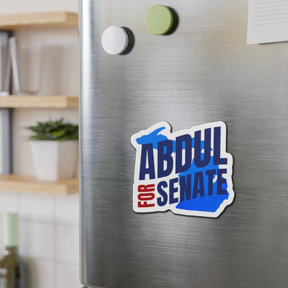 Bold Political Campaign Sticker &amp; Magnet — &amp;quot;Abdul for Senate&amp;quot; Design