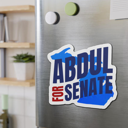 Bold Political Campaign Sticker &amp; Magnet — &amp;quot;Abdul for Senate&amp;quot; Design