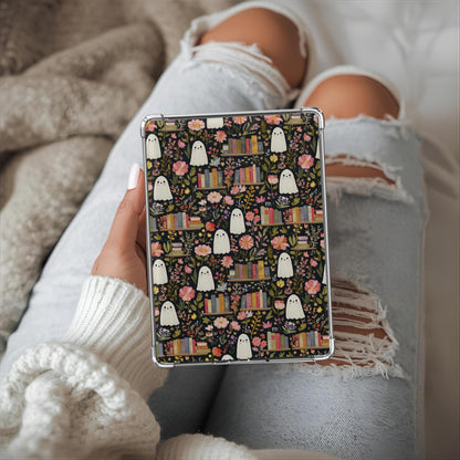 Ghost Bookshelves Kindle Insert |Meadowlark Nest | Fall Spooky Ghost Kobo Insert
