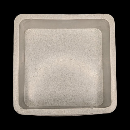 Concrete Jewelry Box with Lid, 3.15&amp;quot; Minimalist Trinket Box, Modern Square Cement Catchall, Ring Dish &amp; Keepsake Container, Desk Organizer