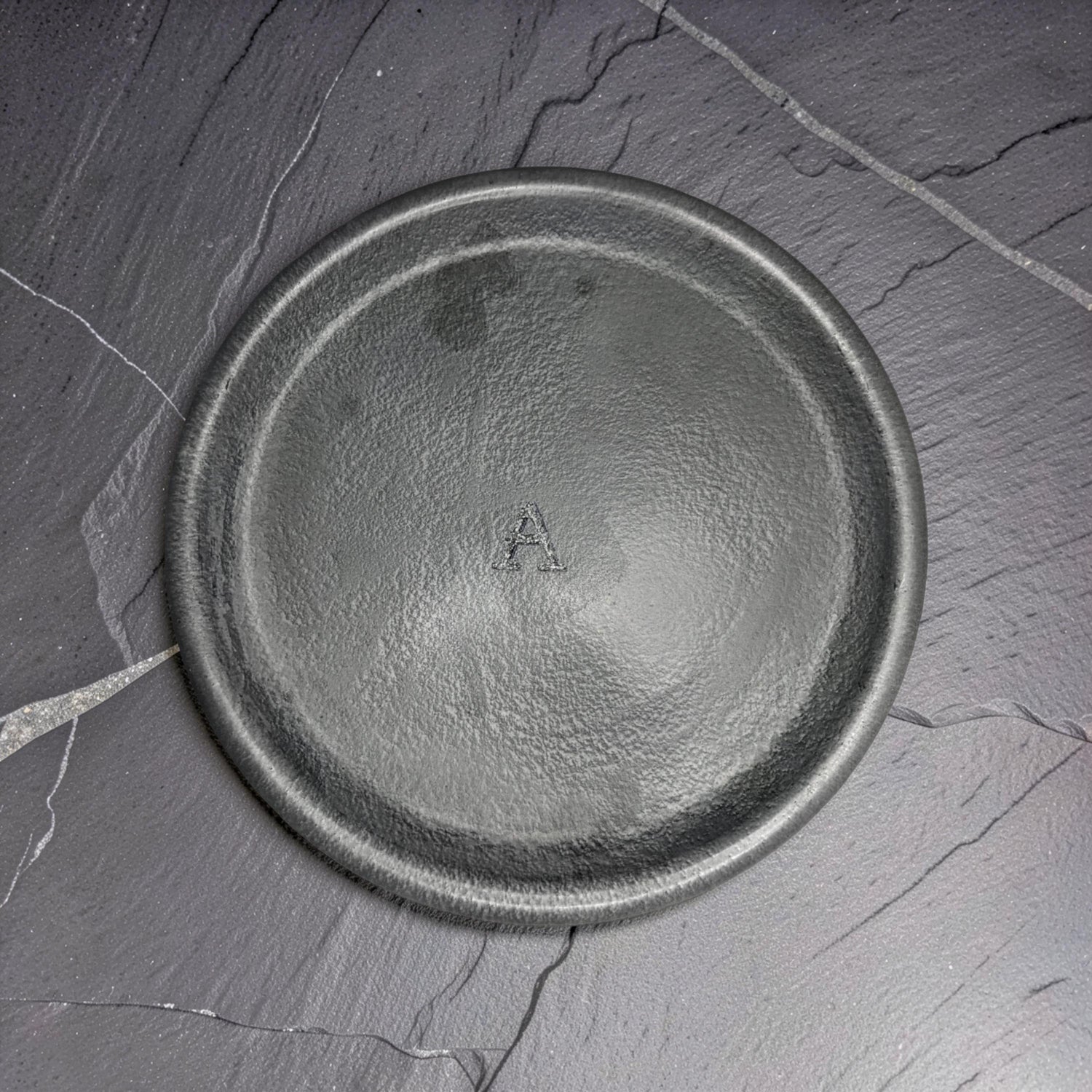 Minimalist Concrete Catchall Tray | Small Round Jewelry Dish &amp; Succulent Plant Saucer | Modern Key Tray, Ring Dish, Candle Coaster
