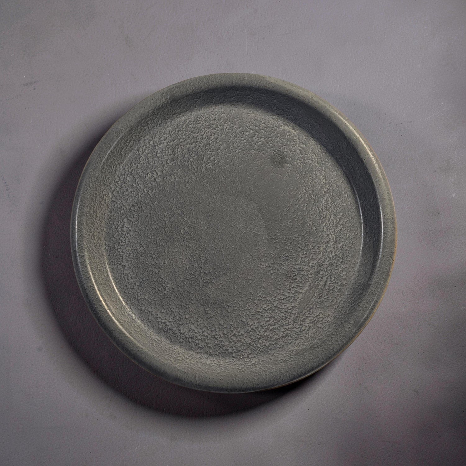 Minimalist Concrete Catchall Tray | Small Round Jewelry Dish &amp; Succulent Plant Saucer | Modern Key Tray, Ring Dish, Candle Coaster