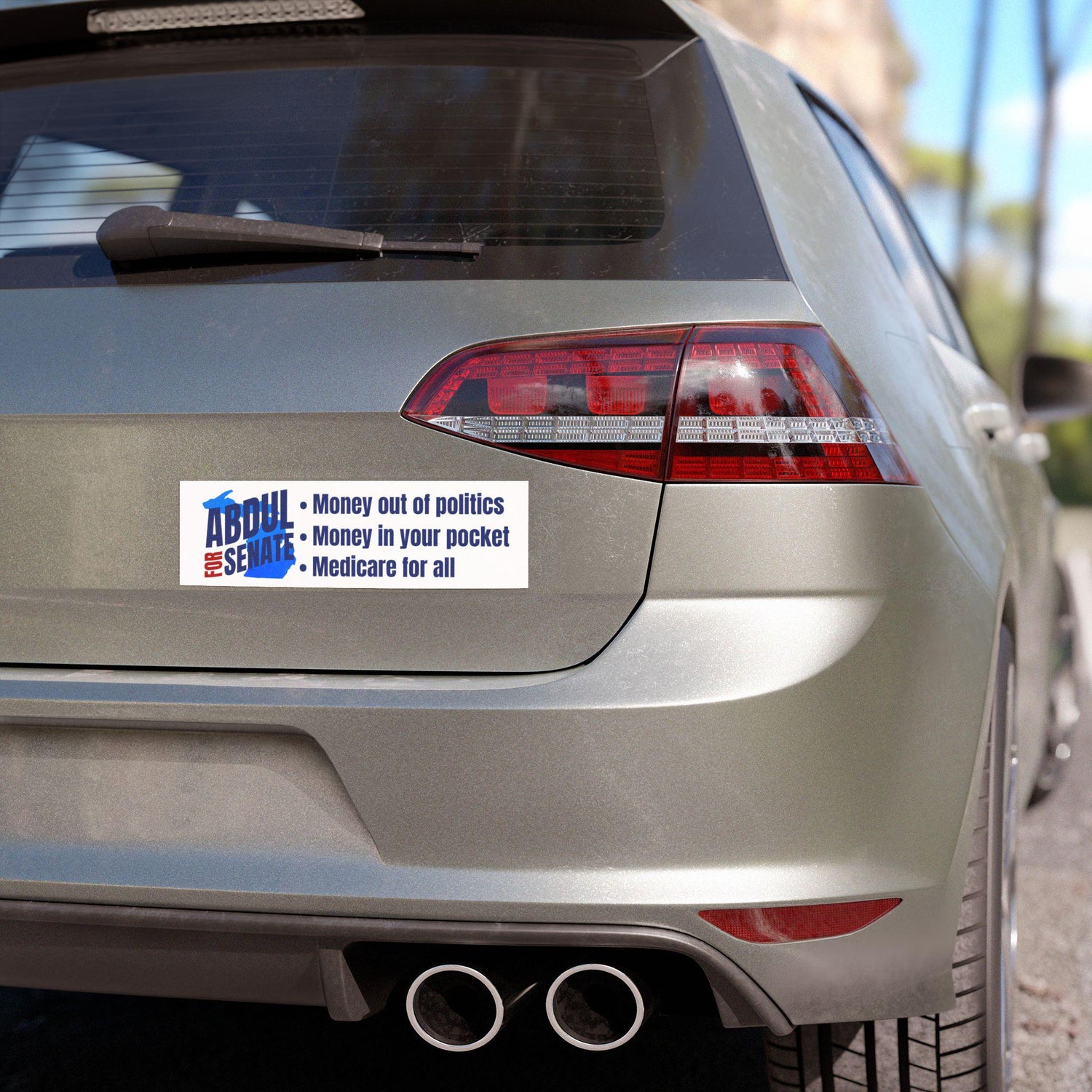 Abdul For Senate Car Magnets And Bumper Stickers, Abdul El-Sayed for Michigan US Senate Car Decal