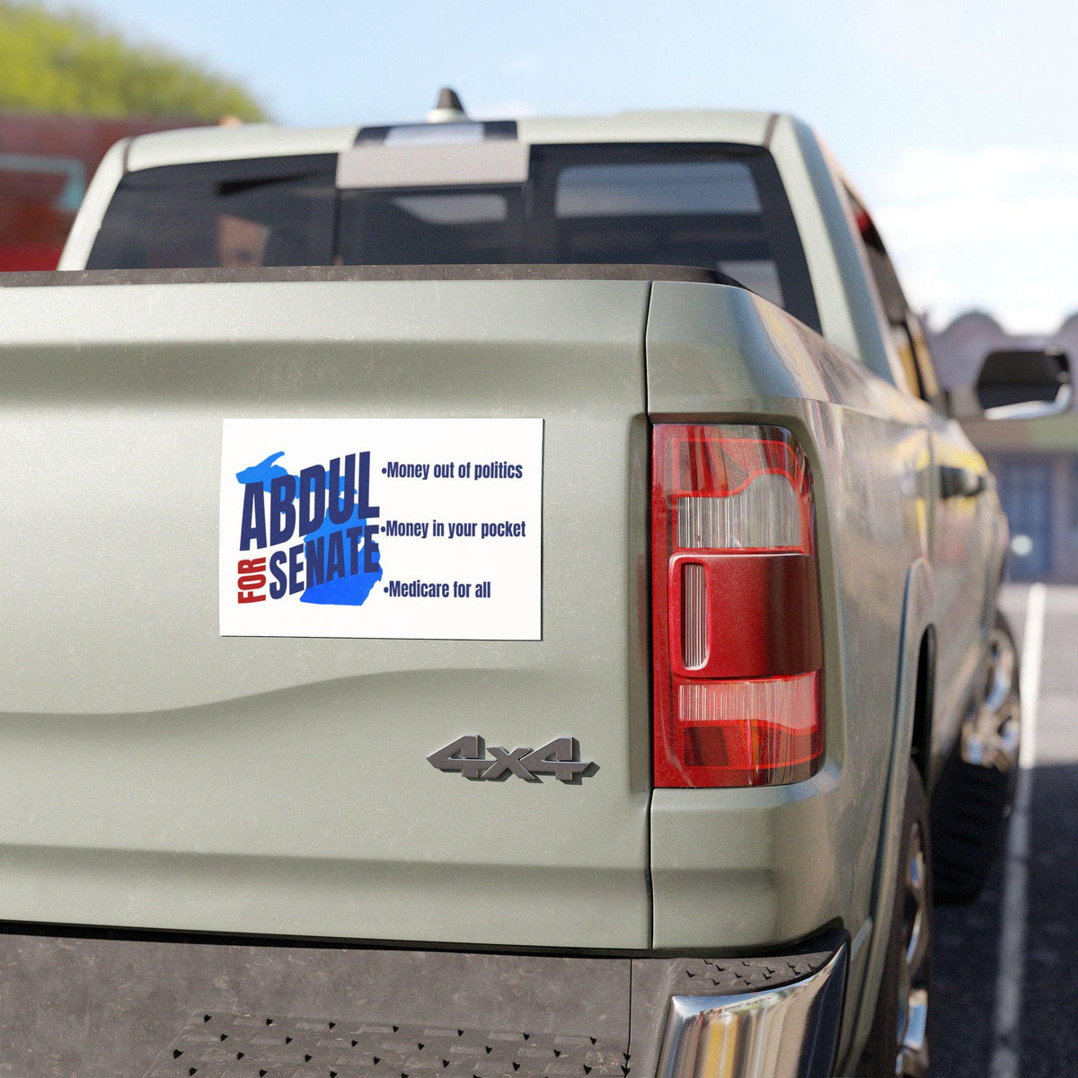 Abdul For Senate Car Magnets And Bumper Stickers, Abdul El-Sayed for Michigan US Senate Car Decal