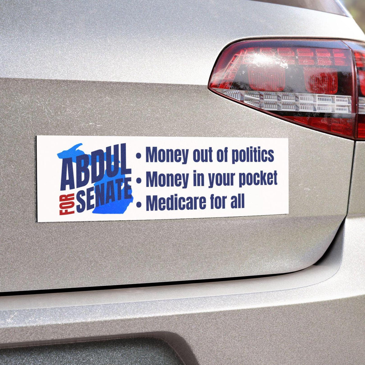 Abdul For Senate Car Magnets And Bumper Stickers, Abdul El-Sayed for Michigan US Senate Car Decal