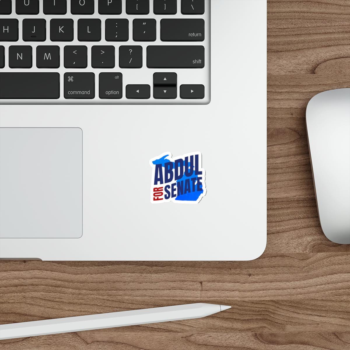 Bold Political Campaign Sticker &amp; Magnet — &amp;quot;Abdul for Senate&amp;quot; Design