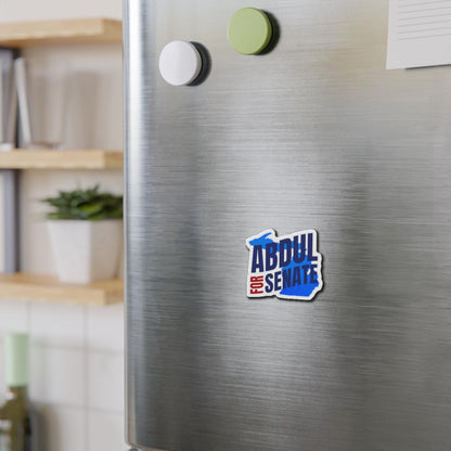 Bold Political Campaign Sticker &amp; Magnet — &amp;quot;Abdul for Senate&amp;quot; Design