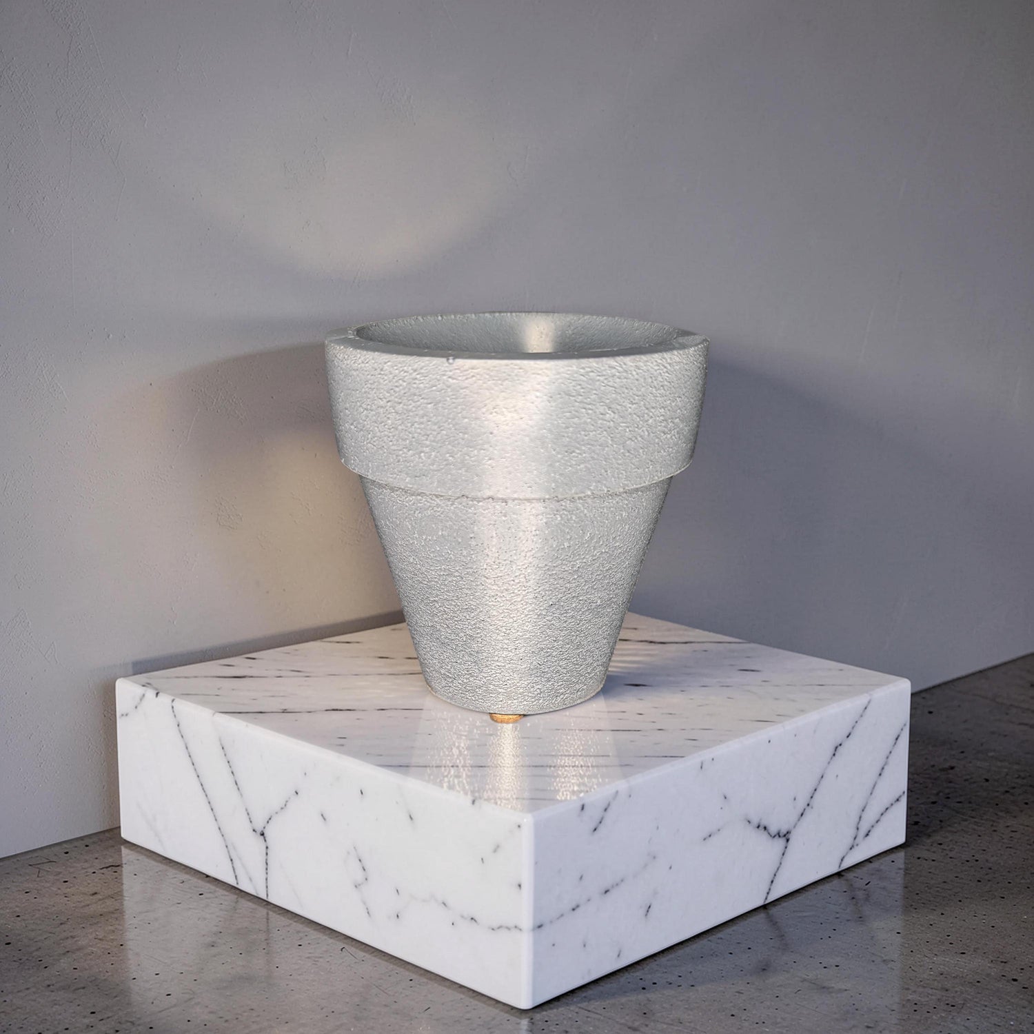 3.7&amp;quot; Concrete Succulent Planter, Small Modern Plant Pot with Drainage Option, Minimalist Indoor Flower Pot, 3.6&amp;quot; Tall Cement Pot