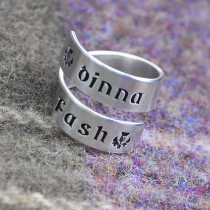 Dinna Fash Wrap Ring - Scottish Jewelry