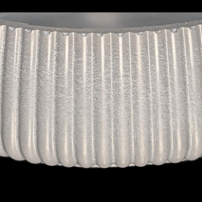 Fluted Concrete Bowl Planter, Modern Ribbed Succulent Pot, Minimalist Grey Catchall Dish, Trinket Key Holder, Nordic Tabletop Home Decor