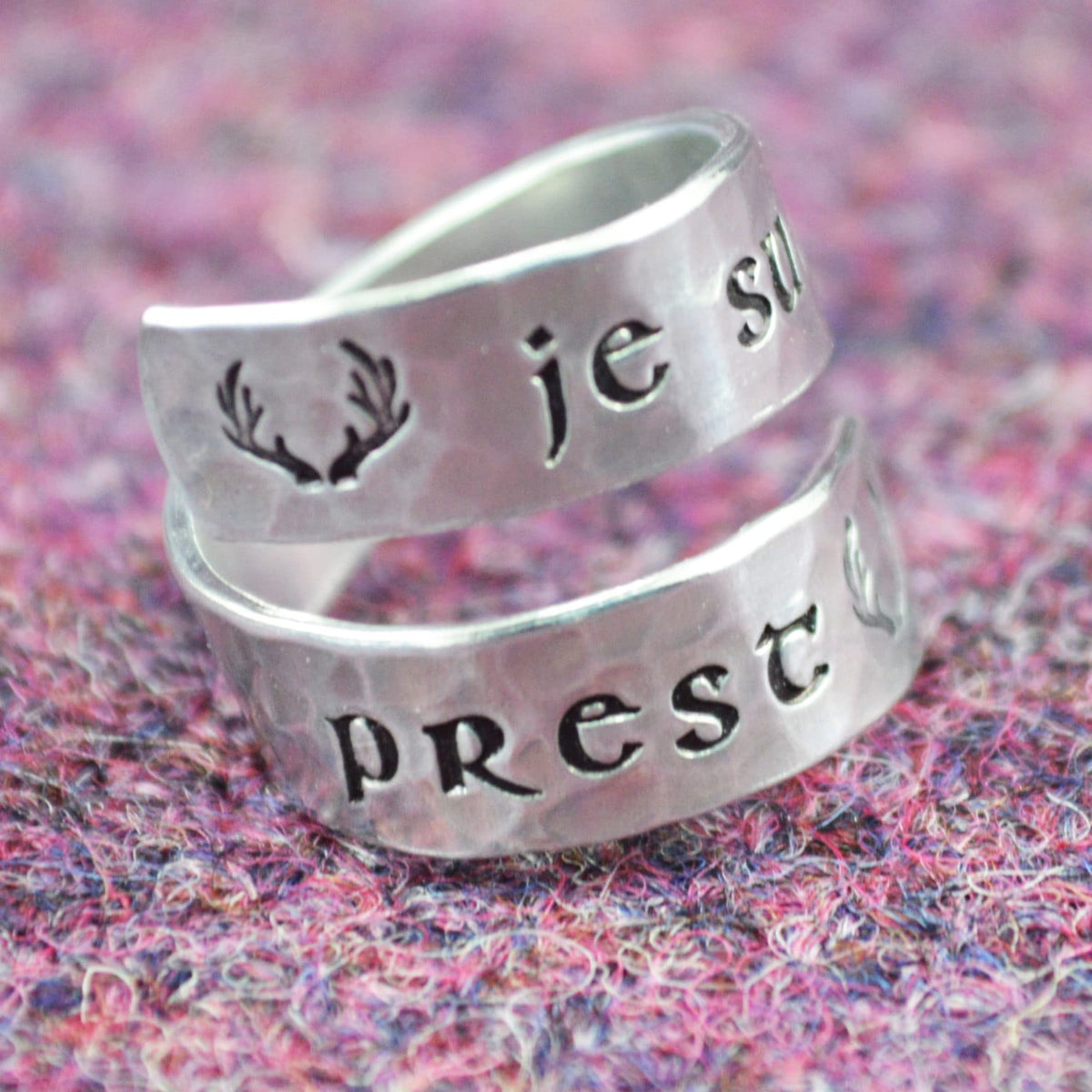 Je Suis Prest Wrap Ring - Celtic Jewelry