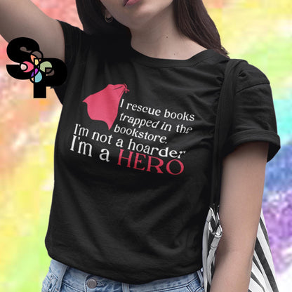 Book Hero - Adult TShirt Reader