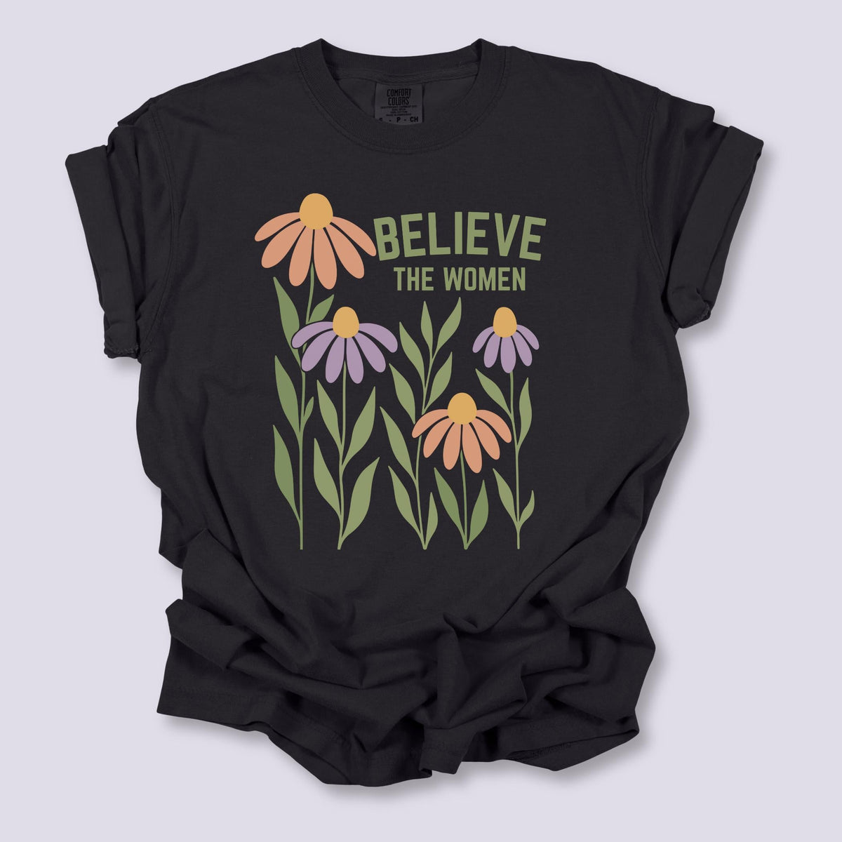 Believe The Women Feminist Tote Bag, Support Epstein Survivors Activism Shopping Bag