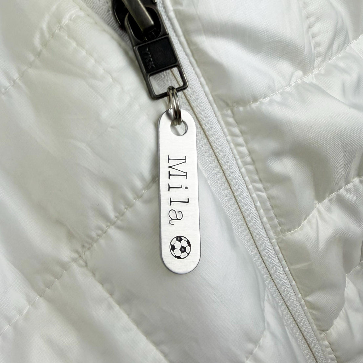 Custom Zipper Pull // Name Tag Zipper Charm