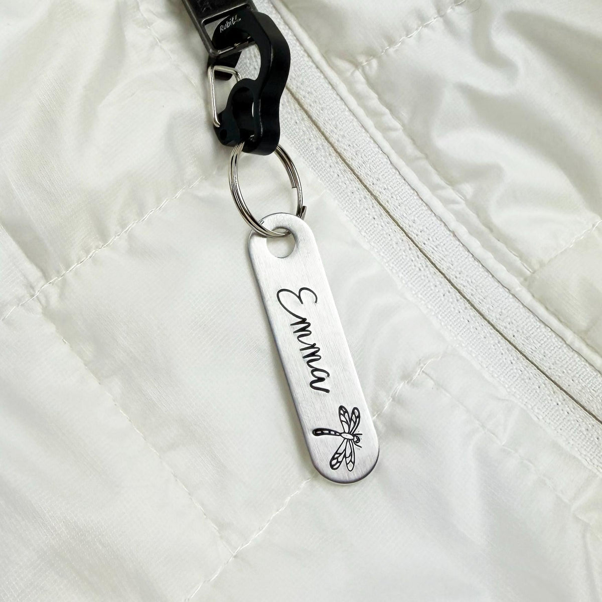 Custom Zipper Pull // Name Tag Zipper Charm