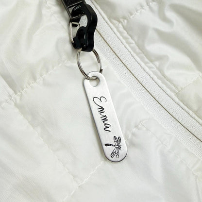 Custom Zipper Pull // Name Tag Zipper Charm