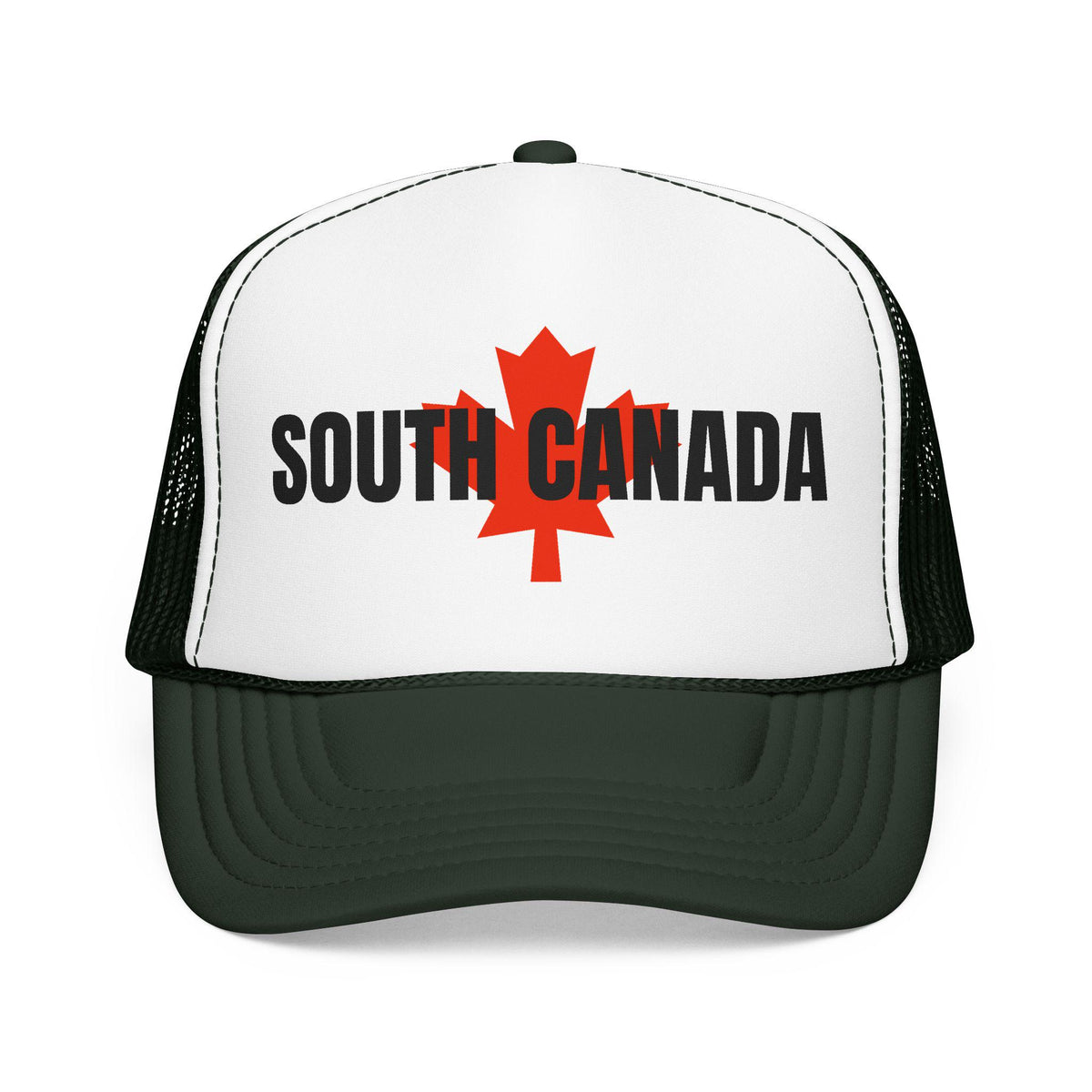 South Canada maple Leaf Trucker Hat | Foam front mesh back | Anti Trump Hat