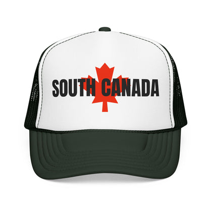 South Canada maple Leaf Trucker Hat | Foam front mesh back | Anti Trump Hat