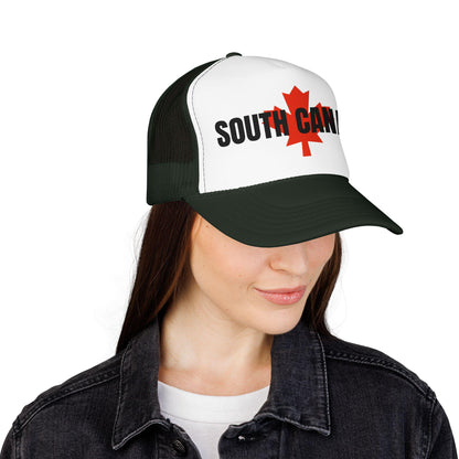 South Canada maple Leaf Trucker Hat | Foam front mesh back | Anti Trump Hat