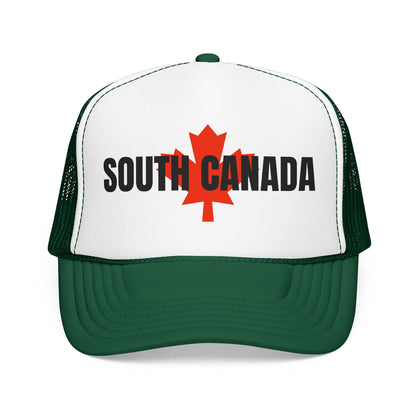 South Canada maple Leaf Trucker Hat | Foam front mesh back | Anti Trump Hat