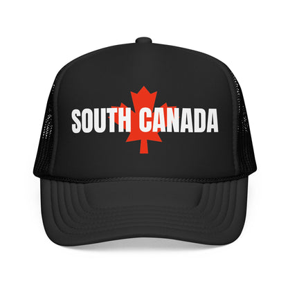 South Canada maple Leaf Trucker Hat | Foam front mesh back | Anti Trump Hat
