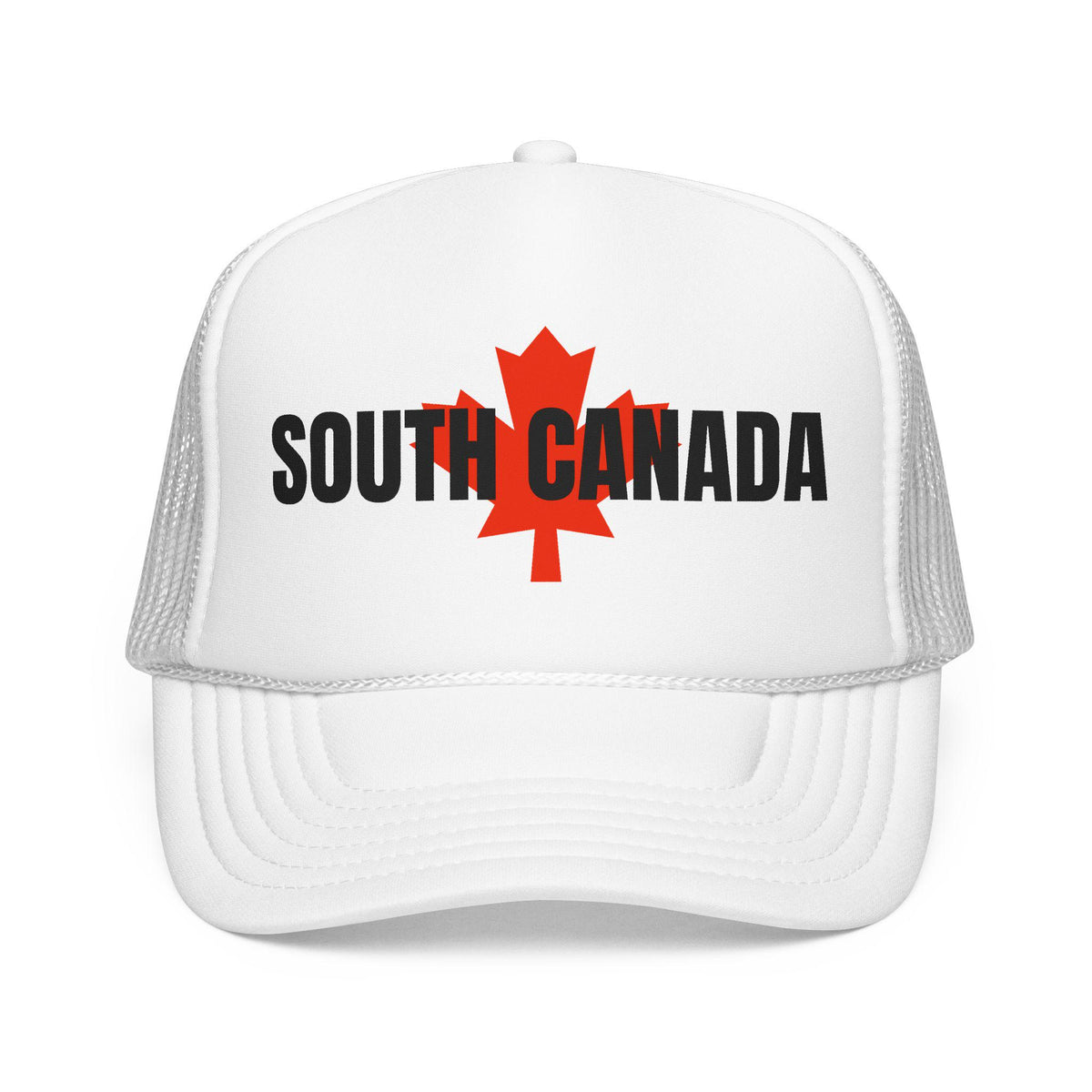 South Canada maple Leaf Trucker Hat | Foam front mesh back | Anti Trump Hat