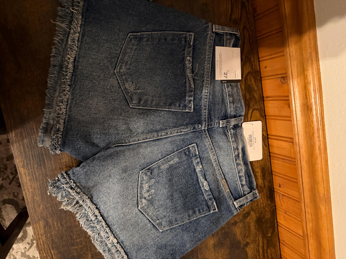 Upcycled NWT Denim Shorts Featuring Applique Designs