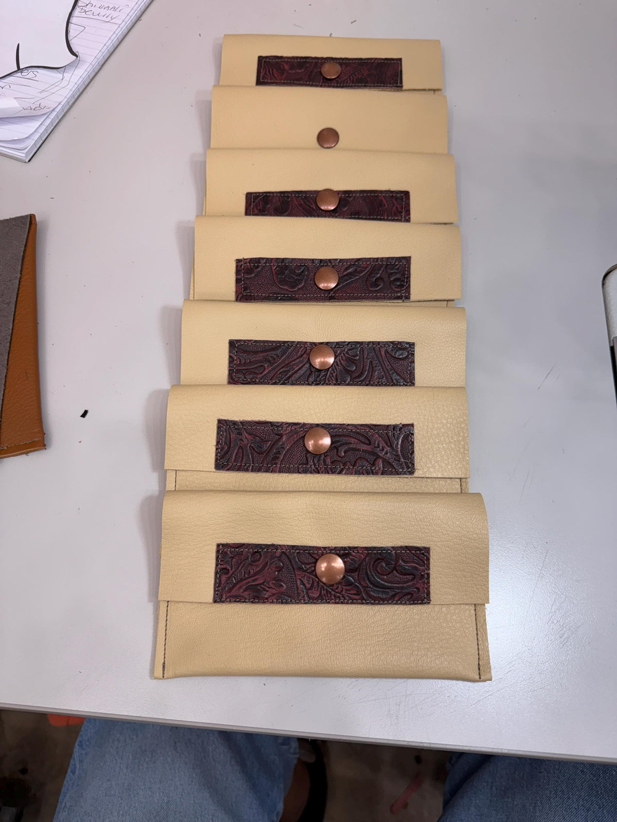 Handcrafted Heritage Leather Snap Coin Purse with Antique Bronze Snap Closure
