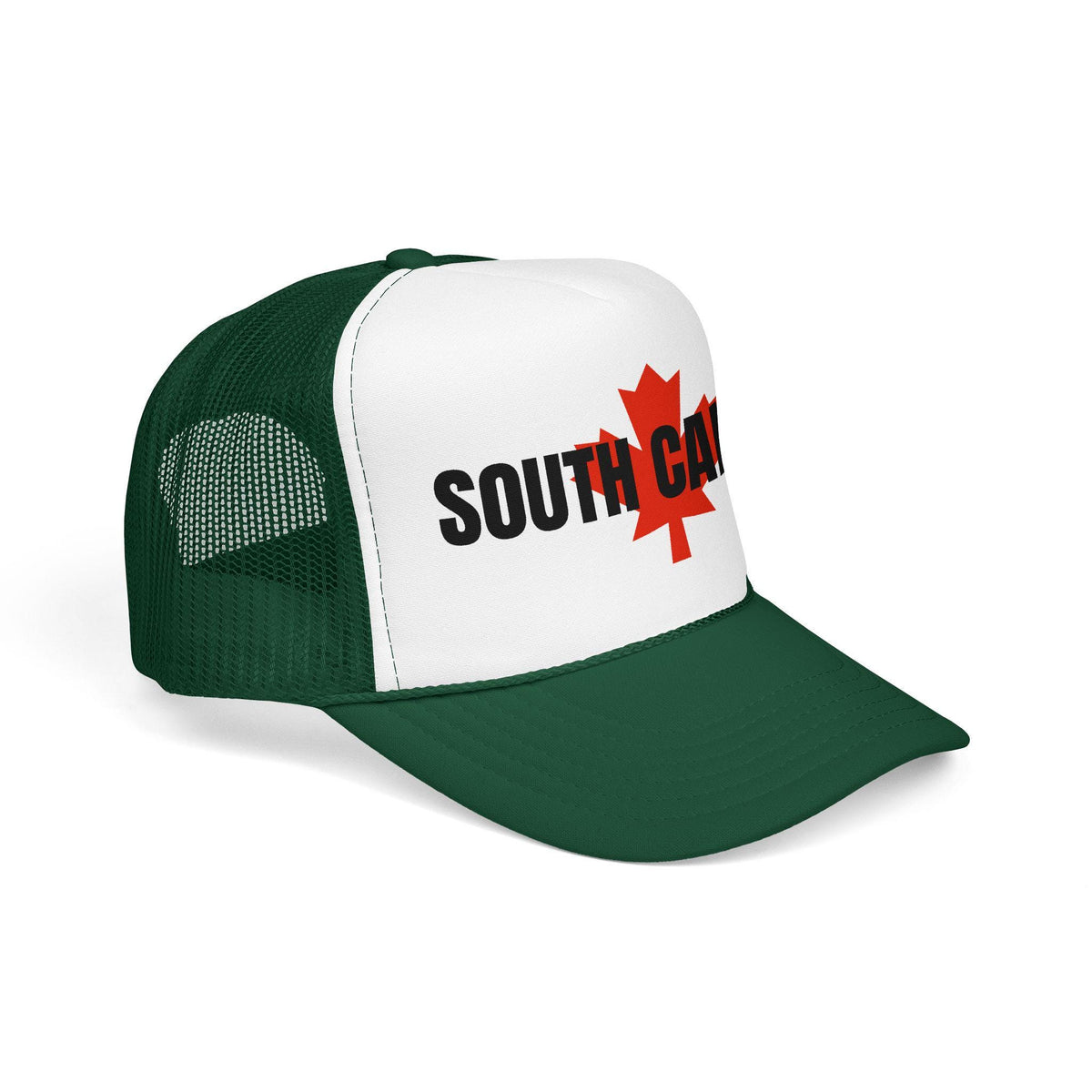 South Canada maple Leaf Trucker Hat | Foam front mesh back | Anti Trump Hat