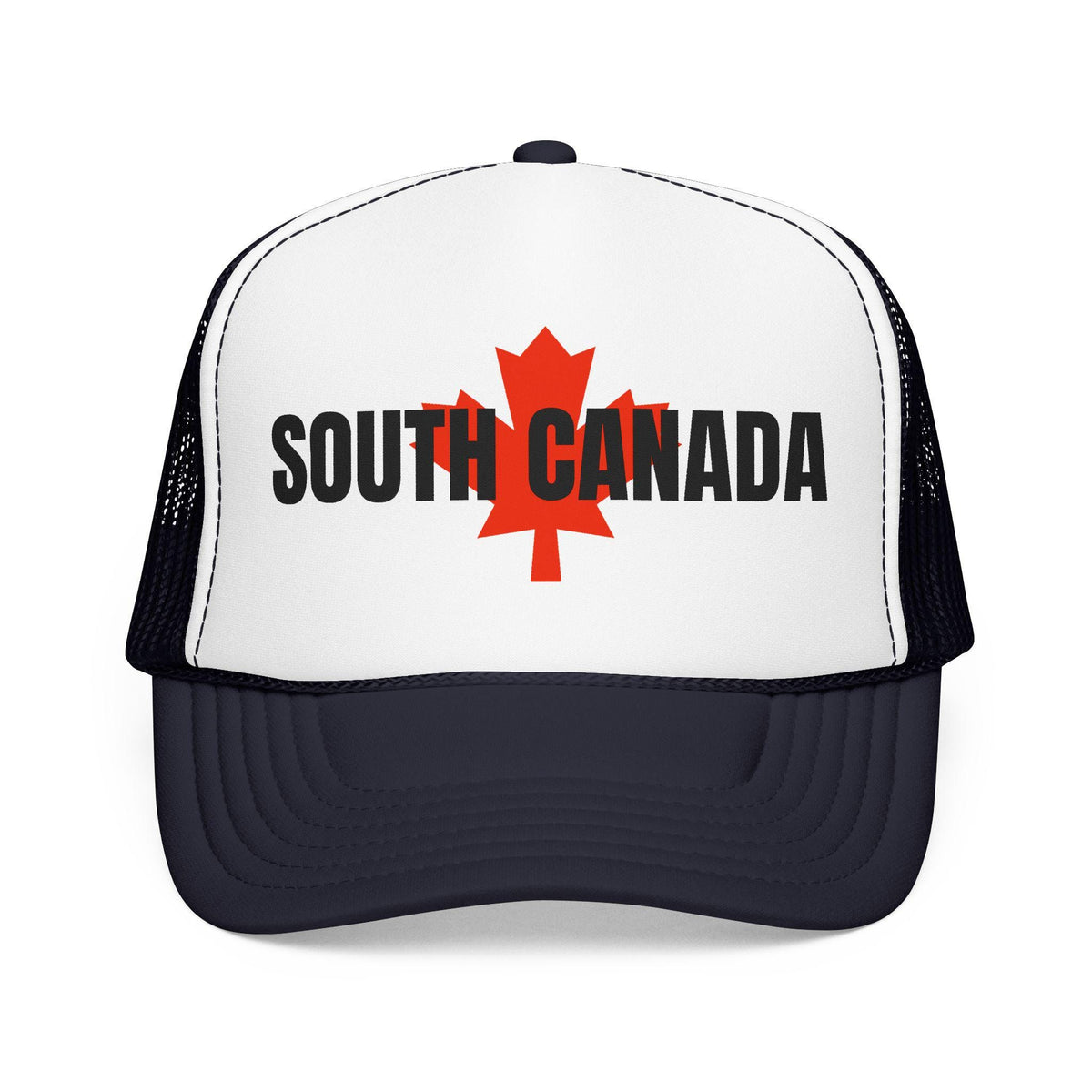 South Canada maple Leaf Trucker Hat | Foam front mesh back | Anti Trump Hat