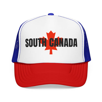 South Canada maple Leaf Trucker Hat | Foam front mesh back | Anti Trump Hat