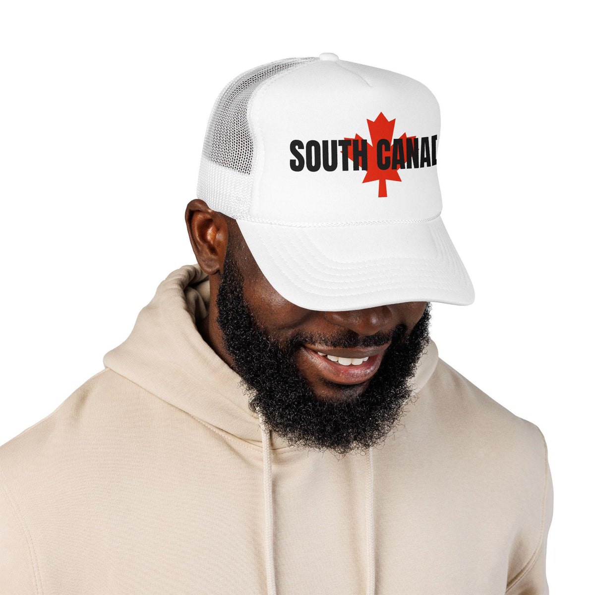 South Canada maple Leaf Trucker Hat | Foam front mesh back | Anti Trump Hat