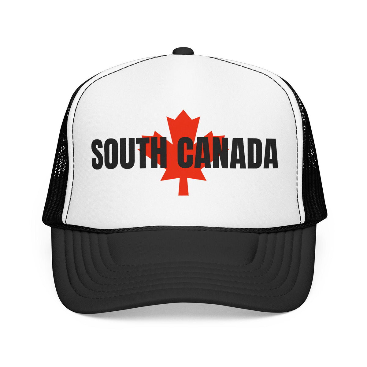 South Canada maple Leaf Trucker Hat | Foam front mesh back | Anti Trump Hat