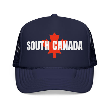 South Canada maple Leaf Trucker Hat | Foam front mesh back | Anti Trump Hat