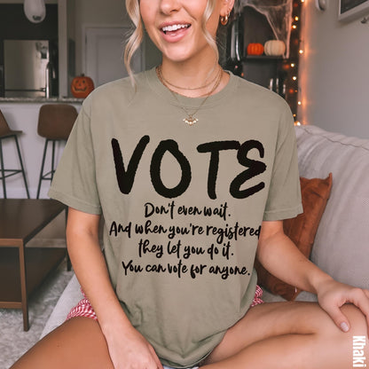 T-shirt with &amp;quot;VOTE Don&amp;
